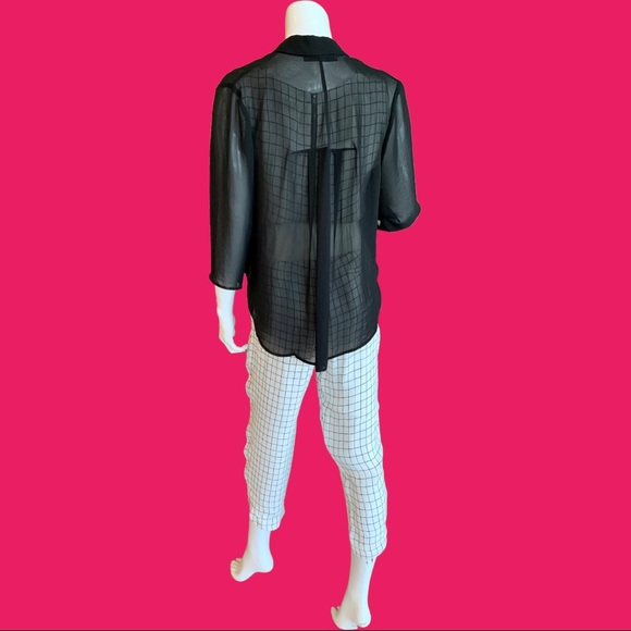 THE ARK 3 PIECE BLACK & WHITE PANTS ENSEMBLE - Picture 2 of 16